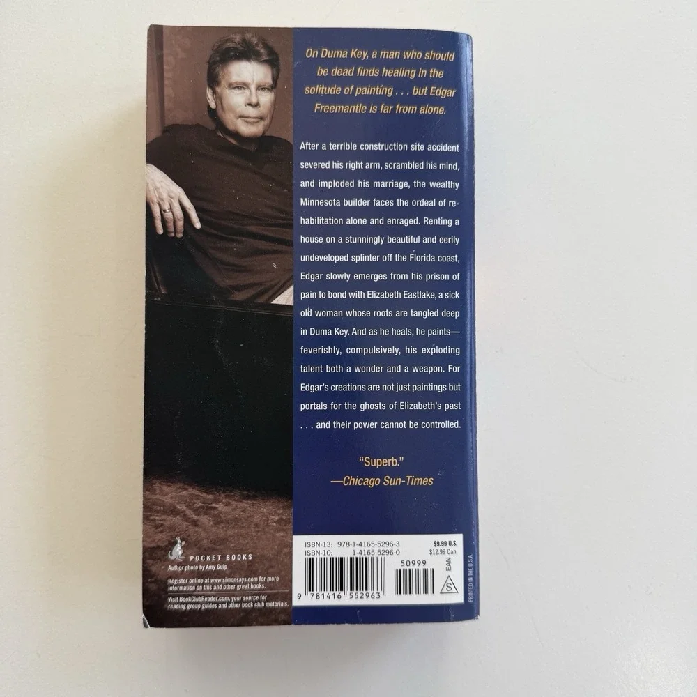 Duma Key by Stephen‎ King Bestseller Paperback Pocket Books - ACCEPTABLE